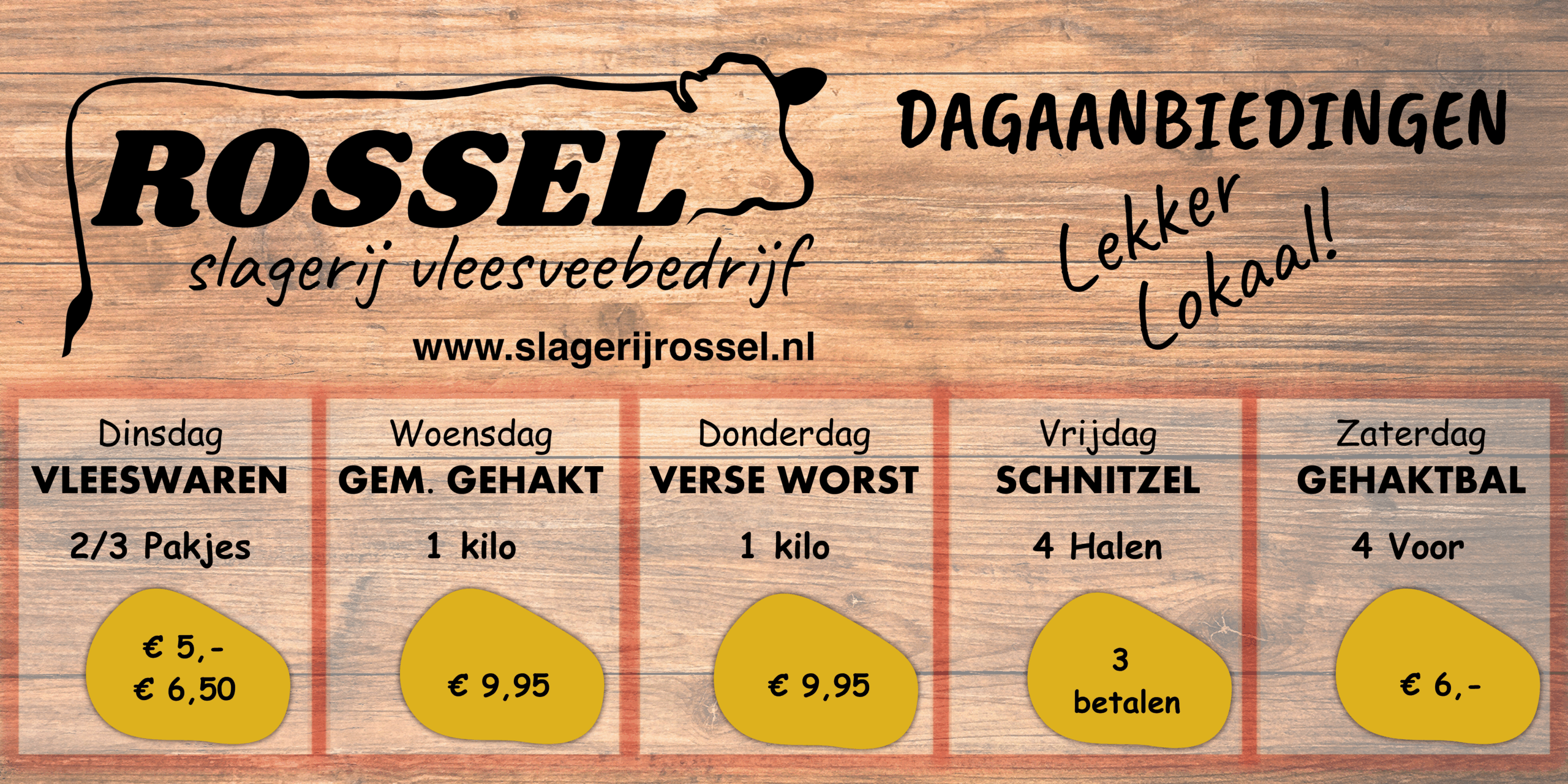 Dagaanbieding voor bij winkel Dagaanbiedingen